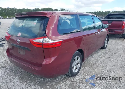 2015 Toyota Sienna L 7 Passenger from USA, damaged, VIN 5TDZK3DC2FS568571